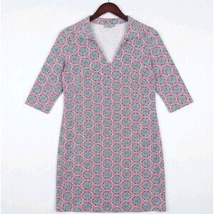 Katherine Way Geometric Shift Dress M